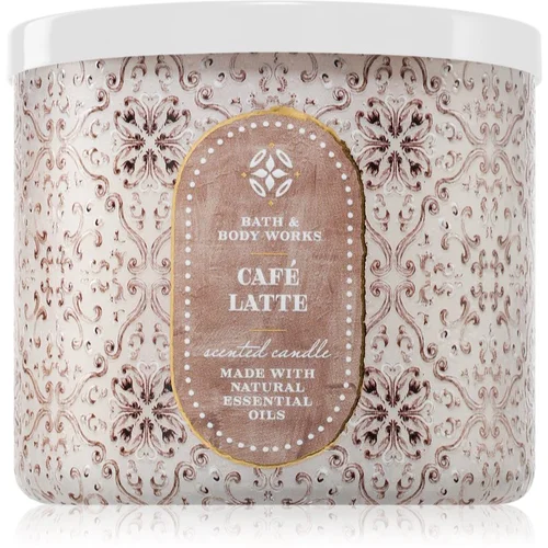 Bath & Body Works Café Latte dišeča sveča 411 g