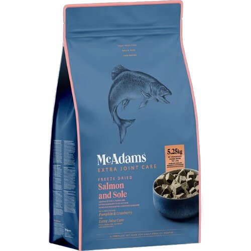 McAdams Suva hrana za pse sa uskusom lososa i lista, 400g Slike