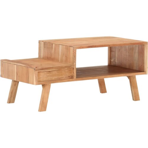  Stolić za kavu 100 x 50 x 45 cm od masivnog drva bagrema Slike