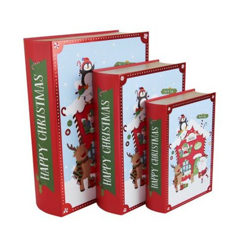  Novogodišnja kutija knjiga happy christmas s ( X31020BX-1 ) Cene