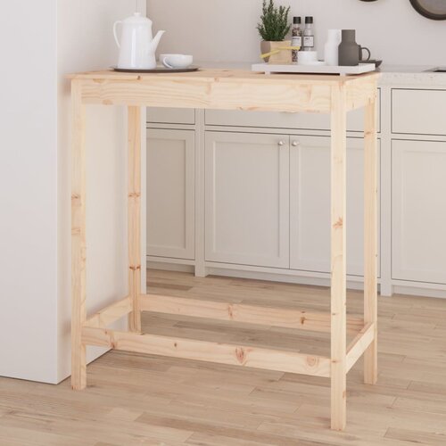  Barski stol 100 x 50 x 110 cm od masivne borovine Slike