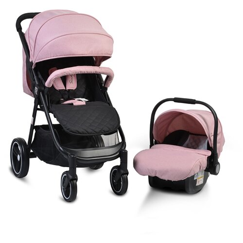 Cangaroo Venco kolica za bebe 2u1 Set sa autosedištem Sindy Pink (CAN4942) Slike