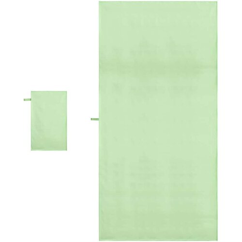 Set sportskih ručnika 2 pcs Zelena tkanina Slike