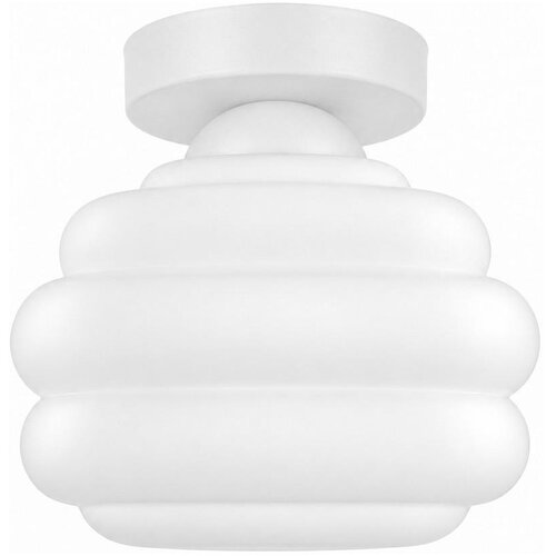 Brilagi LED stropno svetlo RETRO GLASS 1xE27/60W/230V prečnik 20 cm bela/bela Slike