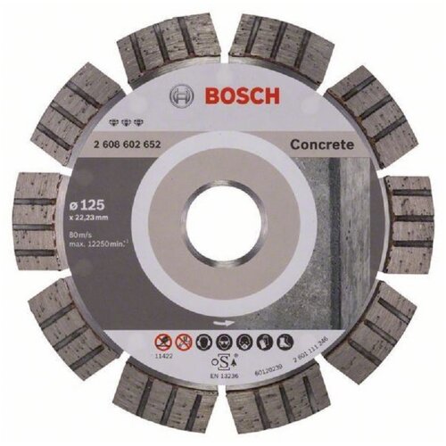 Bosch PROFESSIONAL diamantna rezalna plošča za beton 125-22,23 2608602652 1 kos Cene