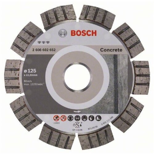 Bosch dijamantska rezna ploča best for concrete 2608602652, 125 x 22,23 x 2,2 x 12 mm Cene