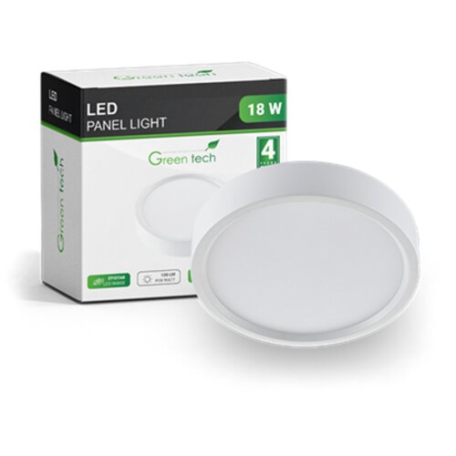 Greentech LED Panel NAD OKR 18W 6500K Green Tech Cene