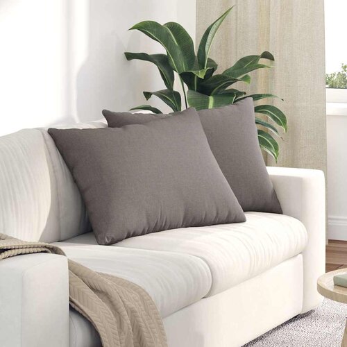  Jastučići za sofu 2 pcs Sivo-smeđa 70 x 50 cm tkanina Cene