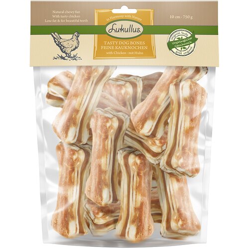Lukullus Mega pakiranje kosti za žvakanje 750 g - Piletina 10 cm Slike