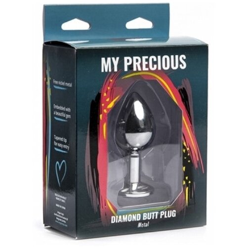 Argus anal butt plug metal silver m Slike