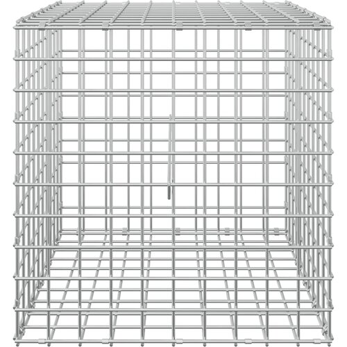  Gabion s 5 mm žicom i mrežom 5x5 cm 50x50x50 cm Pocinčani čelik Slike