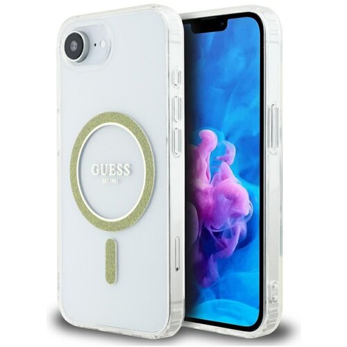 Guess OVITEK IML KROG Z BLE&Scaron;ČICAMI ZA IPHONE 16E ZA MAGSAFE PROZOREN, (5000012940) Cene