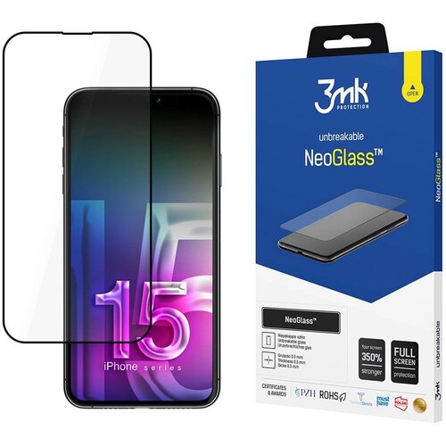 3mk NEOGLASS KALJENO STEKLO ZA APPLE IPHONE 15 PLUS ZA&amp;Scaron;ČITNI OVITEK, (21965388) Slike