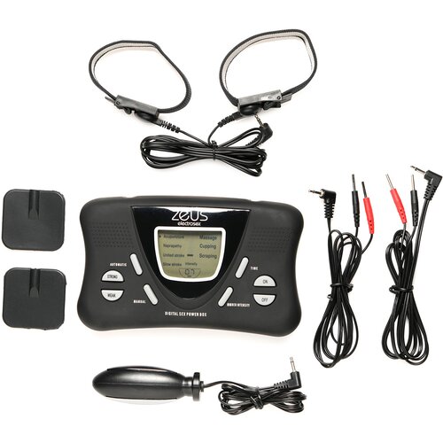 Zeus Electrosex Deluxe E-Stim Kit Black Slike