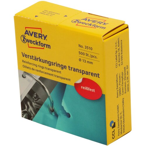Avery Zweckform Etikete za ojačitev lukenj, transparentna Slike