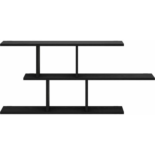 Zidna polica Crni hrast 100 x 17 x 45.5 cm prerađeno drvo Slike