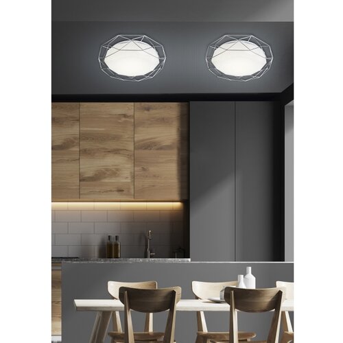  LED plafonjera SVEN LED/24W/230V, prečnik 43 cm, sjajni hrom Slike