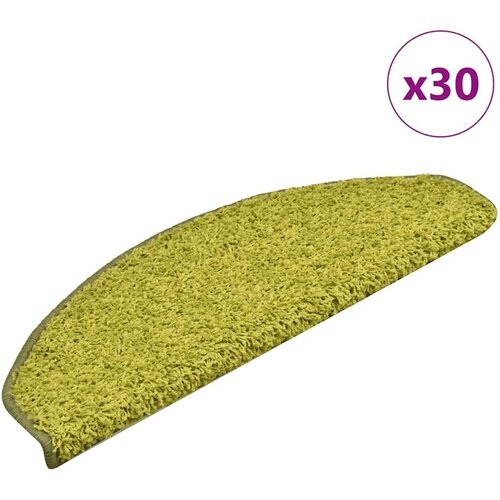  Prostirke za stepenice 30 kom 65x21x4 cm Zelene poluokrugle velike - Zelena 65 x 21 x 4 cm 30 Zelena Cijene