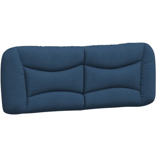 Maison Chic posteljno vzglavje - vzglavna omarica - vzglavna stranica modra 140 cm blago, (21704284) Cene