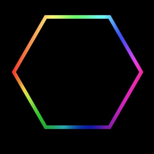  Hexagon LED tube light 1 head RGB 12V 410mm 6pcs Cene