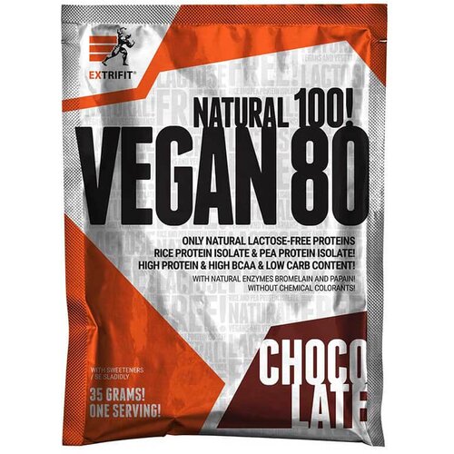 ExtriFit Vegan 80 Chocolate 35g Cene
