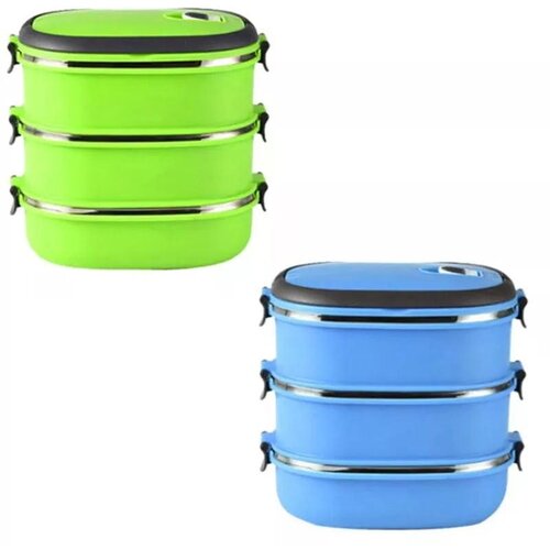 VERK_GROUP prenosna ovalna termo posoda za hrano lunchbox 0,5L 3kosi, (20407583) Cene