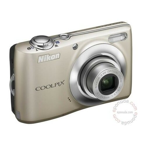 Nikon CoolPix L22 Silver digitalni fotoaparat Slike