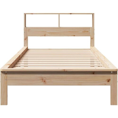  Krevet s regalom za knjige bez madraca 100 x 200 cm od borovine Slike