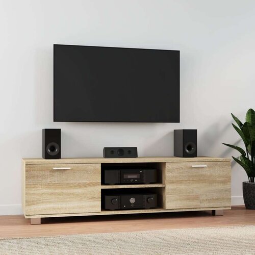 TV ormarić boja hrasta sonome 140x40 5x35 cm konstruirano drvo Cijene