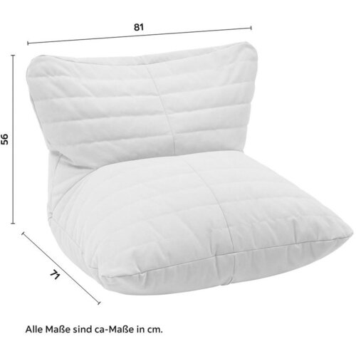 Bessagi Home Sedežna Vreča Marta, Bež Slike