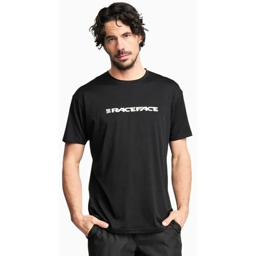 Race Face Men's T-Shirt Classic Logo SS Black Cene