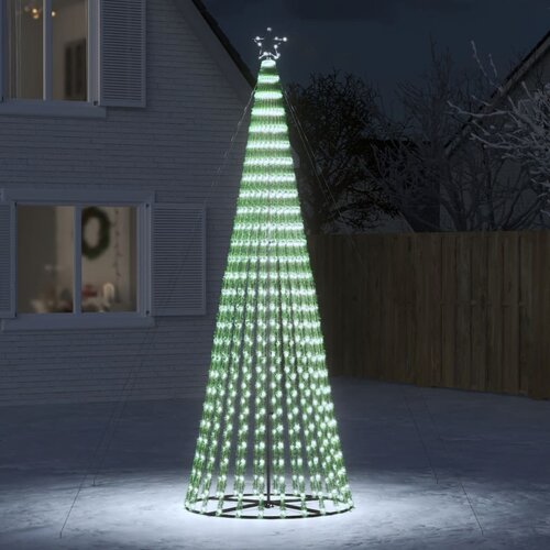 vidaXL Svjetleći stožac za božićno drvce 688 LED hladni bijeli 300 cm Cijene