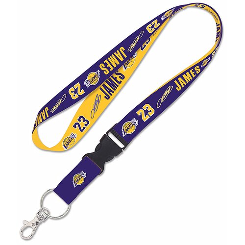 WinCraft LeBron James Los Angeles Lakers Detachable Buckle trak obesek Cene