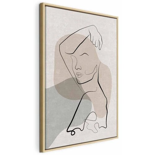  Slika - Romantic Morning (1 Part) Vertical 60x90 U prirodnom drvenom okviru Cene