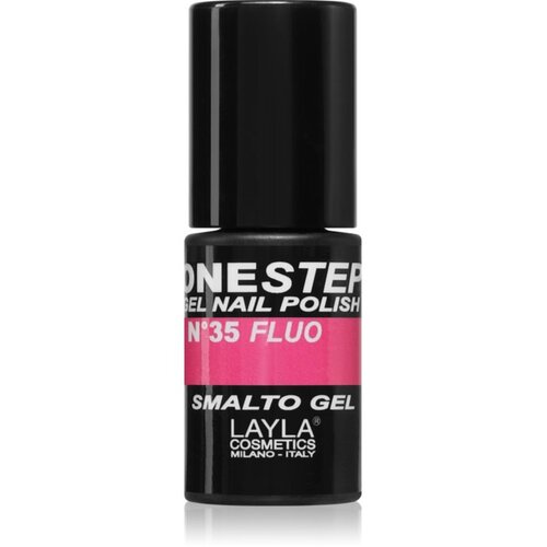 Layla Cosmetics One Step lak za nokte nijansa n.35 Strike Fluo 5 ml Slike