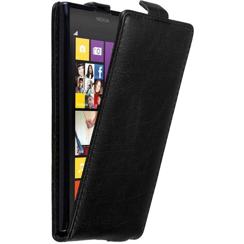 Cadorabo Ohi&scaron;je, združljivo z Nokia Lumia 1020 v nočna črna - Za&scaron;čitni ovitek v obliki flipa z magnetnim zapiranjem, (20552005) Cene