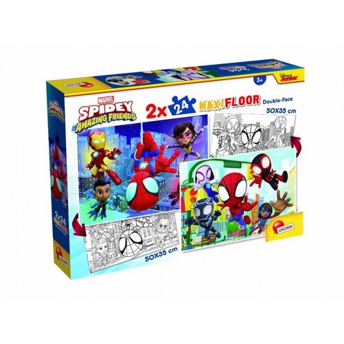 Lisciani SPIDEY maxi puzzle 2x24 kom, obojestranske Cene