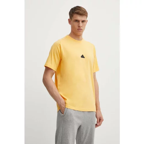 Adidas Majica kratkih rukava Z.N.E za muškarce, boja: žuta, s aplikacijom, IR5238