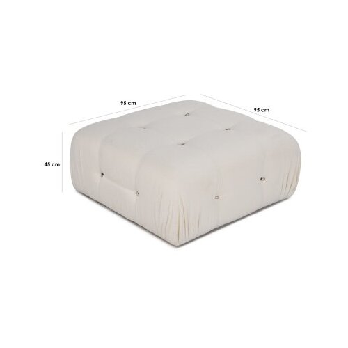 Atelier Del Sofa tabure bubble pouffe beige Slike