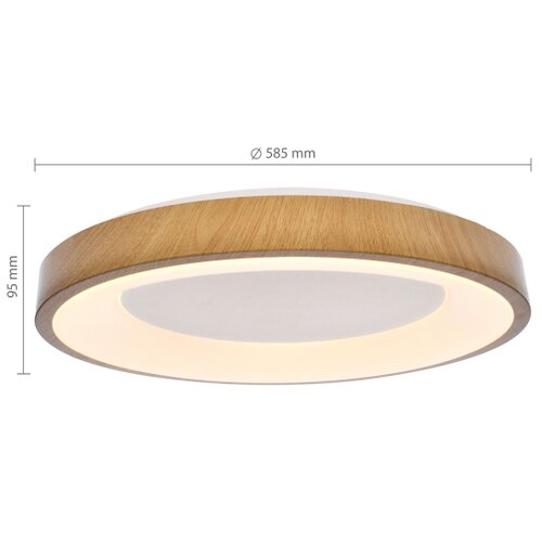  Brilagi - LED prigu&amp;scaron;iva svetiljka DORIA LED/60W/230V 3000-6500K prečnik 60 cm + daljinski upravljač Slike