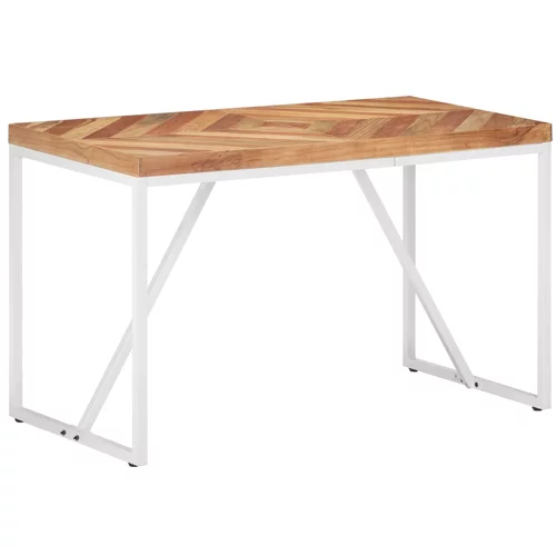  Blagovaonski stol 120 x 60 x 76 cm masivno drvo bagrema i manga
