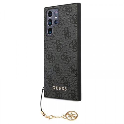 Guess GUHCS22LGF4GGR silikonski ovitek za Samsung Galaxy S22 Ultra 5G - siv Slike