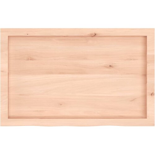  Zidna polica 80x50x(2-4) cm neobrađena masivna hrastovina Slike