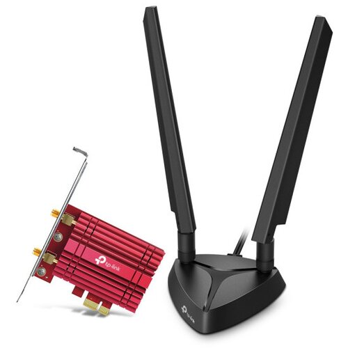 Lan MK PCI-E TP-Link Archer TXE72E WiFi 6 AX5400 dual band 2xExterna antena Cene