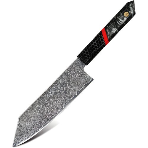 IZMAEL Damaskovski kuhinjski nož ZA-37443 - Cleaver / Crna / Crvena Cijene