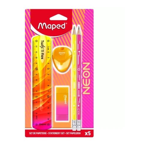 Maped mini skolski set neon ( m981883 ) Cene
