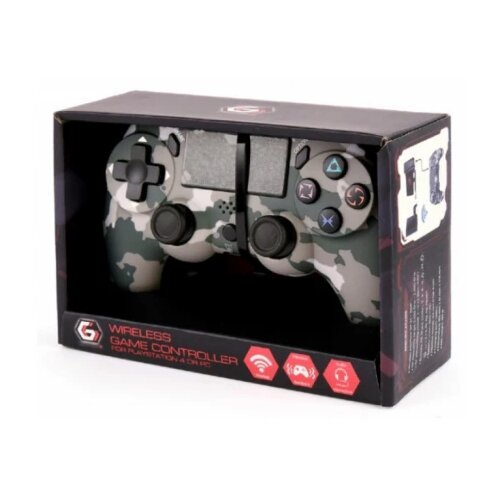 Gembird JPD-PS4BT-01-CM PC/PS4 Bezicni gamepad sa dvostrukom vibracijom, Camo Slike