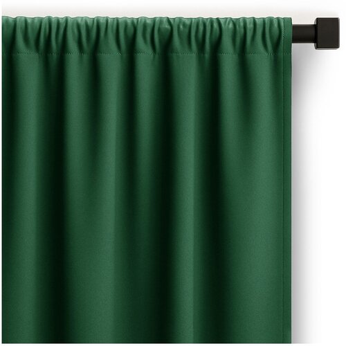 Restilo Temno zelena zavesa za delno zatemnitev 140x250 cm Carli &ndash; Cene