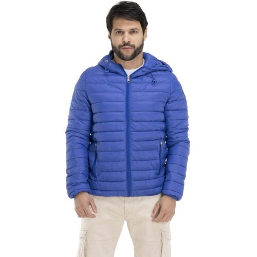 Leone 1947 Puhovke Man Hoody Jackets Basic Modra Cene