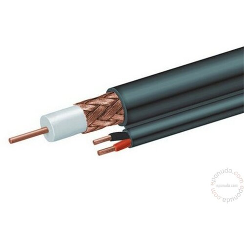 Gembird CCP-RG59D-001-300M RG59 coaxial + power cable, 300 m kabal Slike
